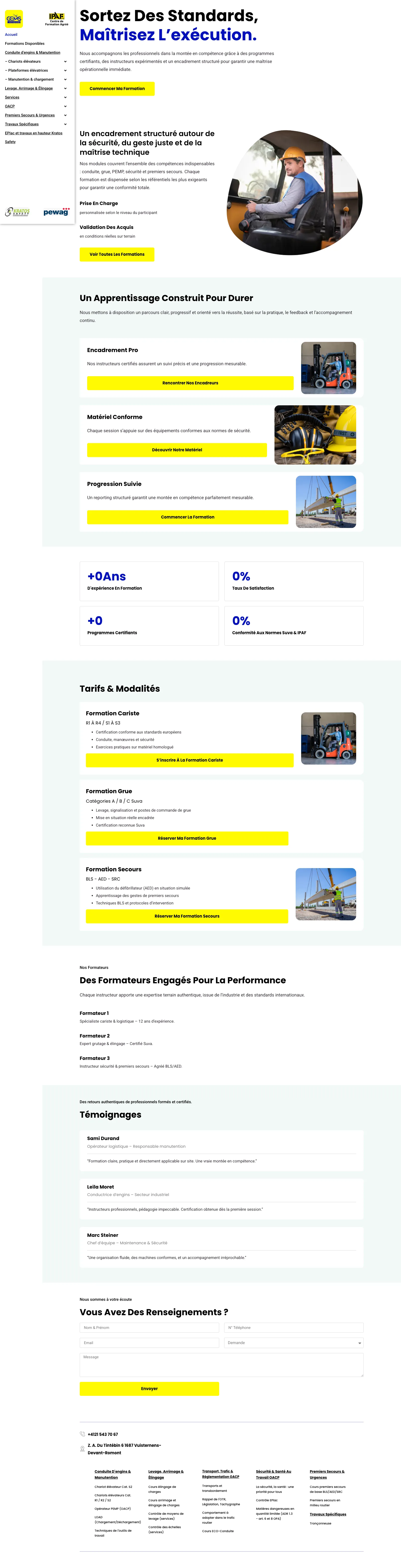 Aperçu du site GEMS Academy
